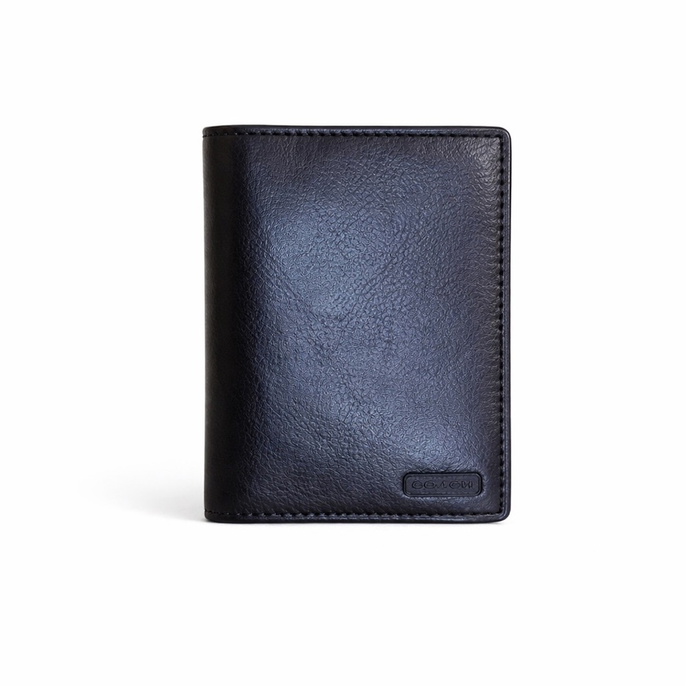 Coach Black Leather Card Holder